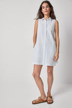 Load image into Gallery viewer, Lilla P Striped Button Down Dress