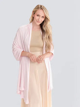Load image into Gallery viewer, Alashan Ruffle Trim Mini Travel Wrap