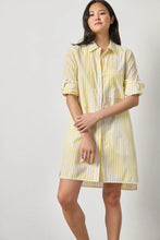 Load image into Gallery viewer, Lilla P Striped Shirt Dress