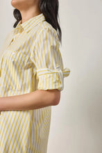 Load image into Gallery viewer, Lilla P Striped Shirt Dress