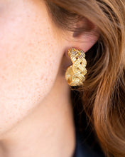 Load image into Gallery viewer, Susan Shaw Braided Hoop Earrings