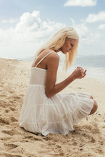 Load image into Gallery viewer, The Home Holiday Sally Cotton Gauze Mini Dress