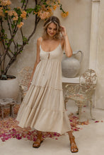 Load image into Gallery viewer, The Home Holiday Stacy Cotton Gauze Maxi Dress