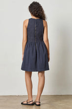 Load image into Gallery viewer, Lilla P Eyelet High Neck Mini Dress