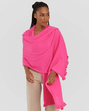 Load image into Gallery viewer, Alashan Ruffle Trim Mini Travel Wrap