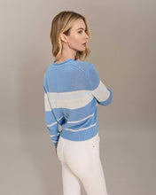 Load image into Gallery viewer, Alashan Tessa Colorful Striped Crew Sweater
