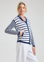 Load image into Gallery viewer, Zaket and Plover Striped Hoodie Sweater
