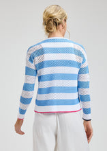 Load image into Gallery viewer, Zaket and Plover Pointelle Zip Sweater
