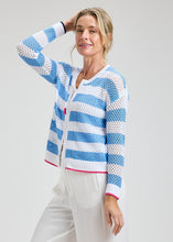 Load image into Gallery viewer, Zaket and Plover Pointelle Zip Sweater
