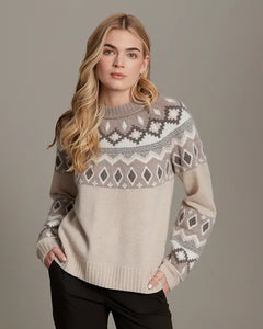 Alashan Fair Isle Crew Sweater