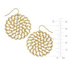 Load image into Gallery viewer, Susan Shaw Round Filigree Earrings
