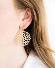 Load image into Gallery viewer, Susan Shaw Round Filigree Earrings
