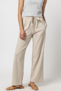 Lilla P Cotton Drawstring Waist Pant