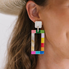 Load image into Gallery viewer, Sunshine Tienda Rainbow Colorblock Earring
