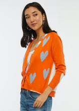 Load image into Gallery viewer, Zaket &amp; Plover Hearts Cardigan Sweater
