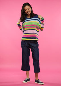 Zaket & Plover Stripe Cotton Sweater