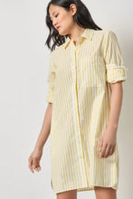Load image into Gallery viewer, Lilla P Striped Shirt Dress
