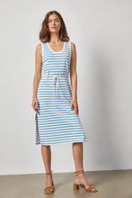 Load image into Gallery viewer, Lilla P Rib Stripe Tank Dress
