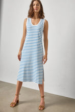 Load image into Gallery viewer, Lilla P Rib Stripe Tank Dress
