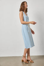 Load image into Gallery viewer, Lilla P Rib Stripe Tank Dress
