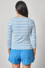 Load image into Gallery viewer, Lilla P Rib Striped Boatneck
