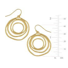 Load image into Gallery viewer, Susan Shaw Swirl Cut Out Earrings
