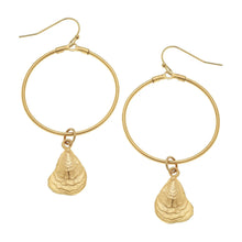 Load image into Gallery viewer, Susan Shaw Oyster Drop Earrings
