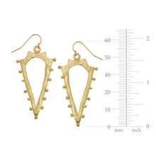 Load image into Gallery viewer, Susan Shaw Studded Spear Earrings
