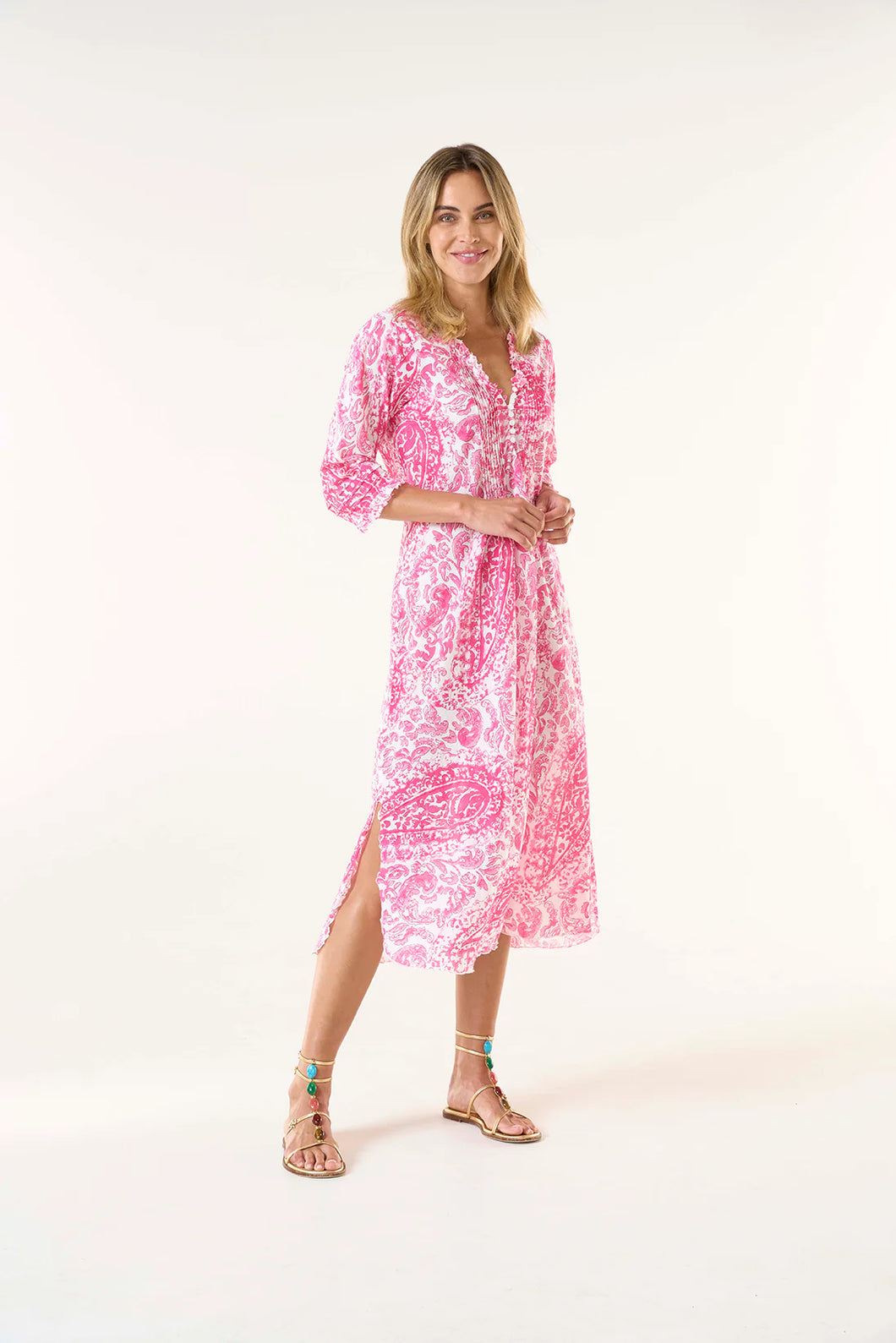 One Season Long Poppy Dress