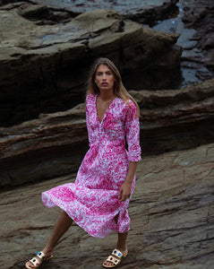 One Season Long Poppy Dress
