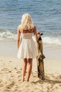 The Home Holiday Sally Cotton Gauze Mini Dress