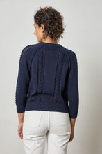 Load image into Gallery viewer, Lilla P 3/4 Sleeve Raglan Cardigan Sweater
