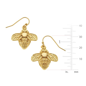 Susan Shaw Hanging Bee Earrings