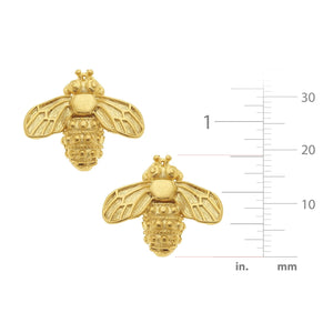 Susan Shaw Honey Bee Stud Earrings