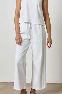 Lilla P Seamed Wide Leg Pant