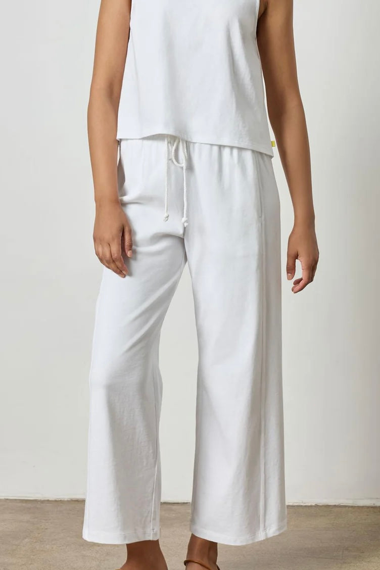 Lilla P Seamed Wide Leg Pant