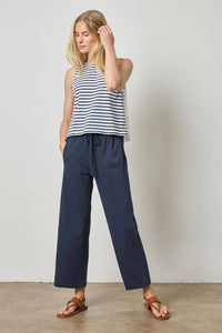 Lilla P Seamed Wide Leg Pant