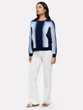 Load image into Gallery viewer, Brodie Maya Colorblock Cashmere Sweater
